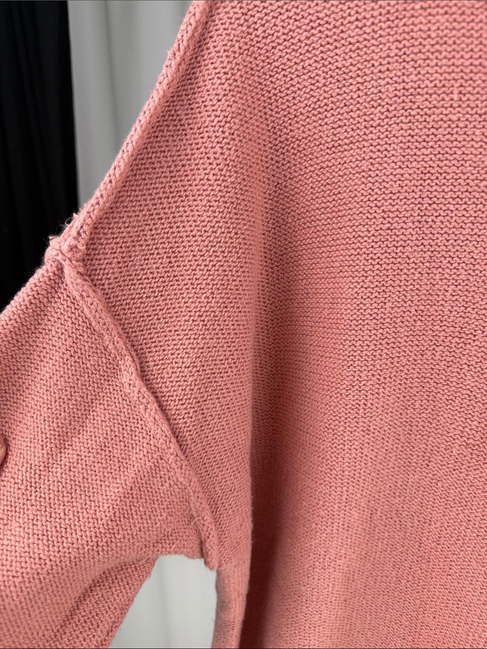 Aerie Dusty Rose Pink Oversized Crewneck Sweater M - Picture 3 of 9